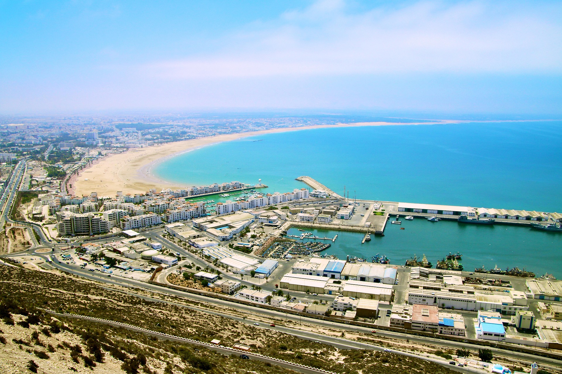 Aerial view of Agadir
